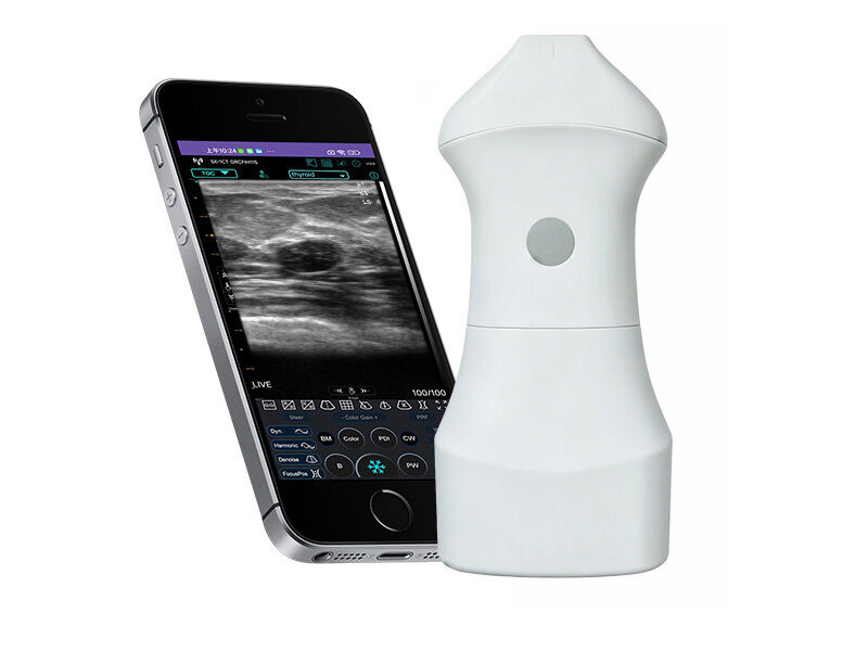 美容医療、皮膚科、注射手技指導用の 24MHz 高周波皮膚超音波プローブ