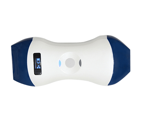 FDA CE ISO13485 手のひらサイズのワイヤレスハンドヘルド超音波プローブ、フェーズドアレイおよびリニアデュアルヘッド付き POCUS 用